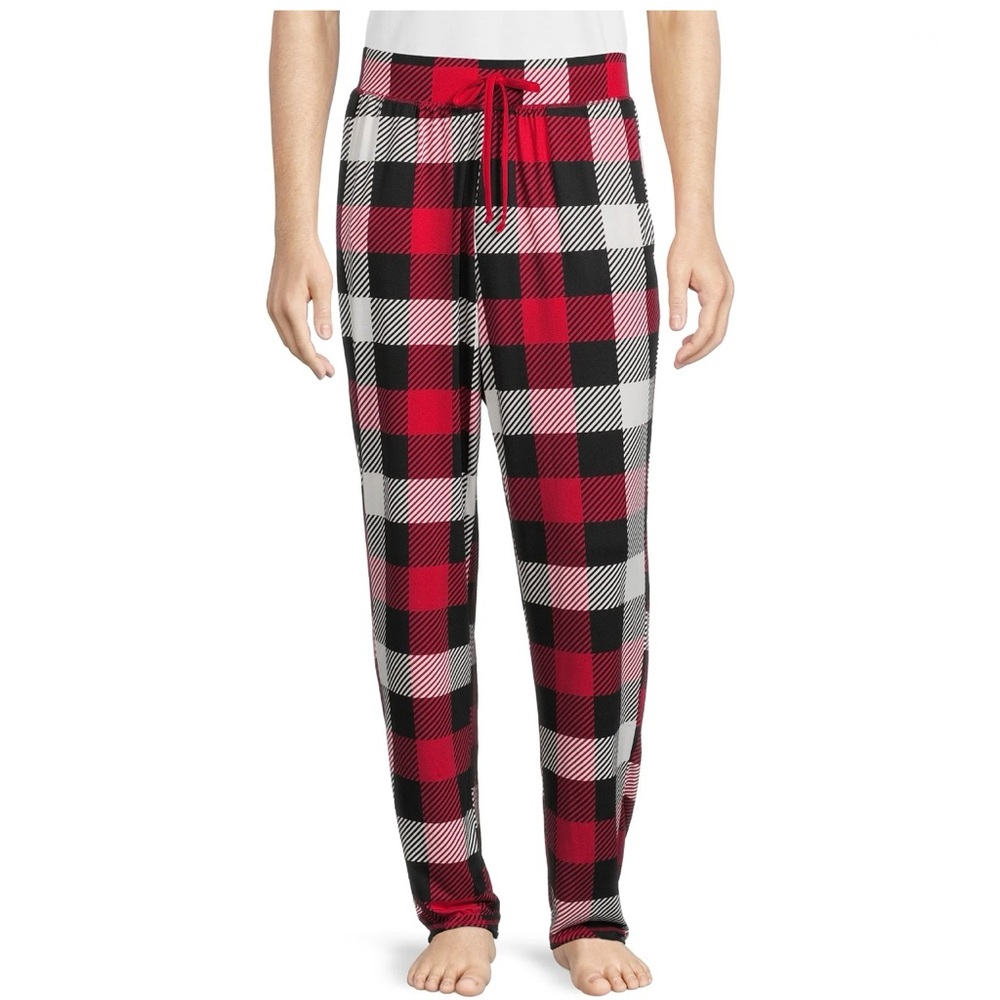 Valentine's Day Men's and Big Men's Plaid Sleep Pants